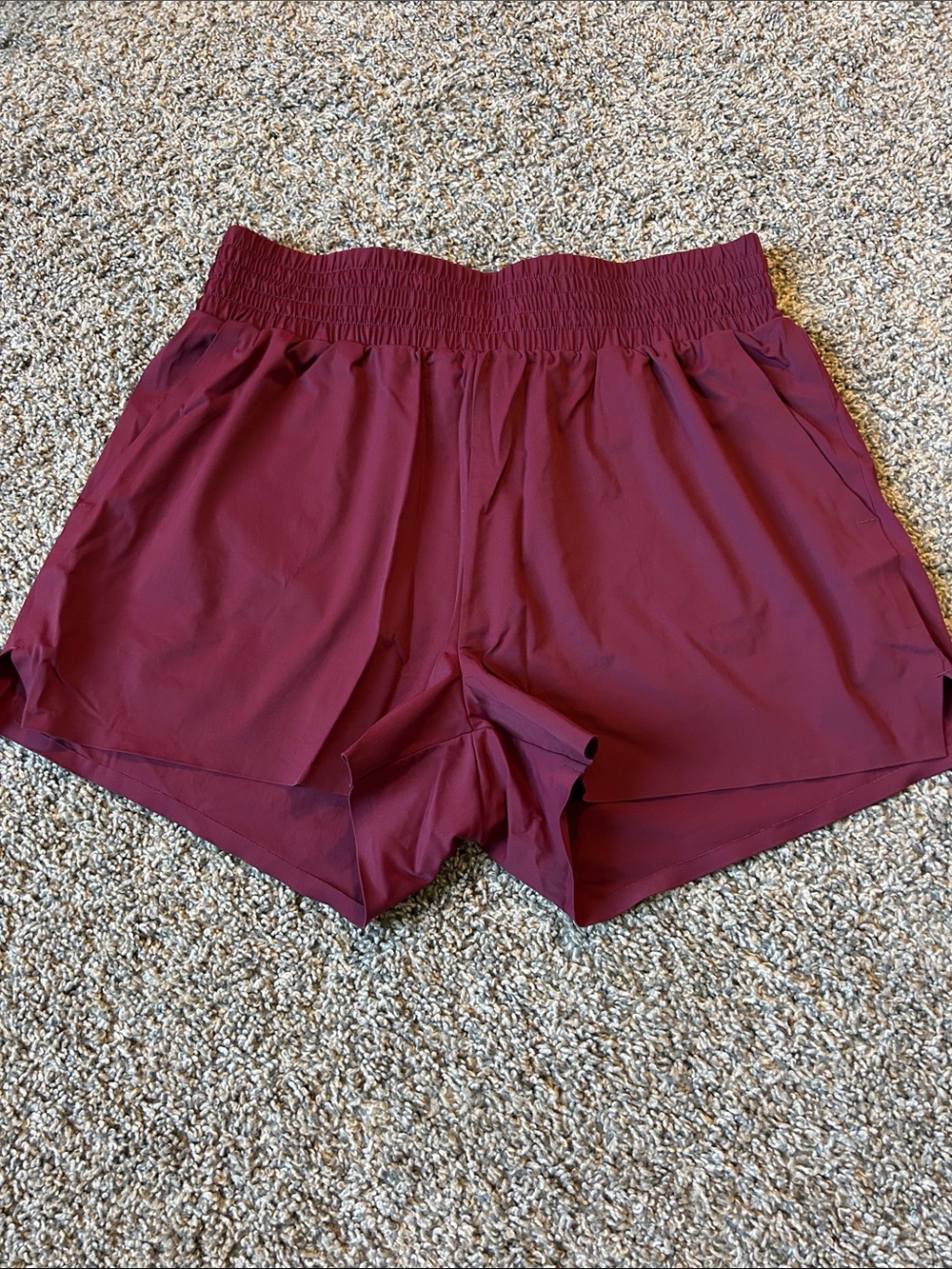 EUC Zyia Maroon Finesse Shorts